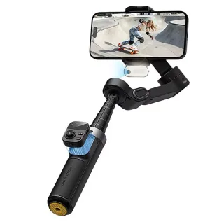 AOCHUAN X3 3-Axis AI Tracking Anti-Shake Gimbal Stabilizer Built-in Telescopic Rod with Light and AI Module for Smartpho