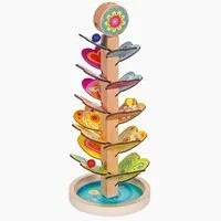 goki Spielzeug-Musikinstrument Murmelspiel Klangkaskade Sound, (packung, 4 tlg., set), Drei Glasmurmeln sorgen für den stimmigen Sound
