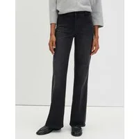 someday Bootcut-Jeans CARIE FRENCH aus stretchigem Baumwollmix Mid Rise, Long, Flared
