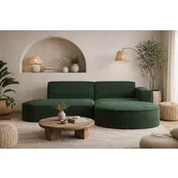 Kaiser Möbel Ecksofa Designer MODENA STUDIO L stoff Cord, Ecksofa, Cord Sofa, L-Form, Links/Rechts wählbar