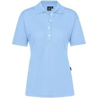 GREIFF Poloshirt Greiff SHIRTS Damen Poloshirt Kurzarm Polokragen Regular Hellblau