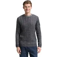 TOM TAILOR Rundhalspullover mit Rippbündchen