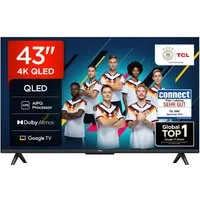 TCL 43T69CXB QLED-Fernseher (108 cm/43 Zoll, 4K Ultra HD, Google TV)