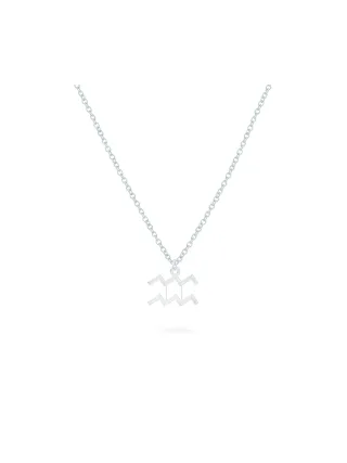 BEKA&BELL Anhänger mit Kette 925-Sterling Silber Glänzend 42cm Wassermann