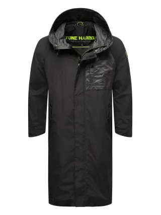 Stone Harbour Herren Regenjacke Zafaar lang geschnitten & wind- / wasserabweisend