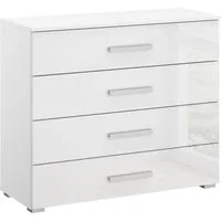 OTTO home Schubkastenkommode Kommode Sideboard Schubladenkommode Schlafzimmerkommode KOLUNA (Breite 80 cm mit moderner Dekorfront), vier große und geräumige Schubladen mit viel Stauraum MADE IN GERMANY