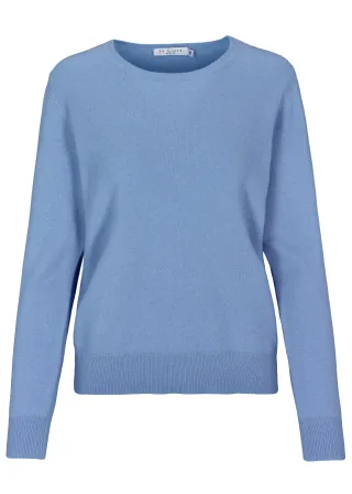 IN LINEA - NOS Rdh.-Pullover 648 denim mel. - Gr. - 40