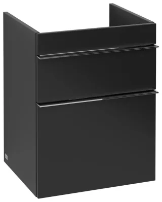 Villeroy & Boch Waschtischunterschrank Venticello 466x590x425mm 2 Ausz. WT mittig Volcano Black A92201VL