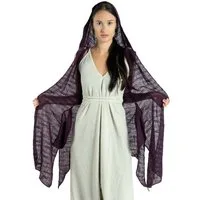 Guru-Shop Langjacke Offener Cardigan mit Kapuze, Boho Long-Weste -.. alternative Bekleidung