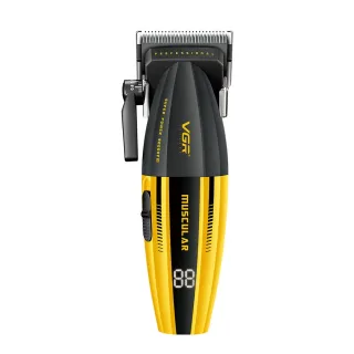 VGR V-285 9000RPM Professional Hair Clipper for Men LED Display DLC Blade Cordless Ceramic Blade Hair Trimmer Haircut Ma