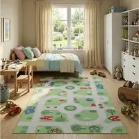 Tapiso Kinderteppich SNOOKI, rechteckig, Höhe: 5 mm, Bunter Kinderteppich, weich, robust und leicht zu reinigen