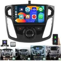 ESSGOO DAB+ Carplay Für Ford Focus MK3 2011-18 Autoradio Android 15 GPS NAVI Autoradio (RDS, 4+64GB(optional), Digitalradio (DAB), FM, AM, Carplay Android Auto Bluetooth EQ USB GPS Navi WIFI Touchscreen)