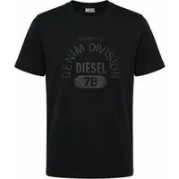 Diesel Rundhalsshirt Regular Fit Logo Shirt - T-JUST-E17-OUT