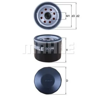 Mahle ?lfilter Honda Civic Cr-V Hr-V Ssangyong Tivoli Xlv
