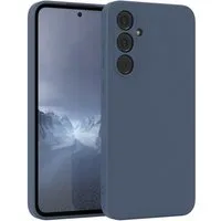 EAZY CASE Handyhülle für Samsung Galaxy A55 Hülle Silikon 6,6 Zoll, Handy Softcase mattierte Silikonhülle Back Cover Soft Blau / Petrol