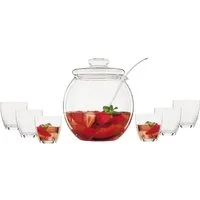 Bohemia Cristal Bowle-Set Bohemia Crystal "Libera" Bowle-Set 9-tlg. (Packung)