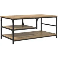 vidaXL Couchtisch Couchtisch Artisan-Eiche 90 x 49 x 40 cm Holzwerkstoff (1-St)