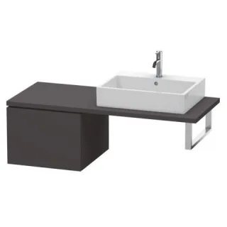 Duravit L-Cube Unterschrank für Konsole Graphit Supermatt 520x547x400 mm - LC583208080 LC583208080