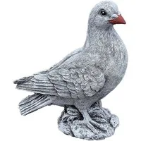 Stone and Style Gartenfigur Frostfeste Steinfigur Taube naturgetreu