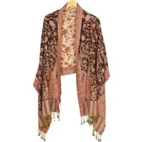 Guru-Shop Halstuch Indischer Schal, Stola mit Paisley Muster,..