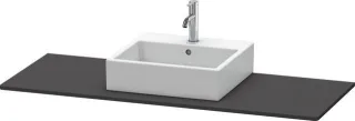 Duravit XSquare Konsole Graphit Supermatt 1400x550x16 mm - XS060GM8080 XS060GM8080