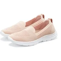 LASCANA Halbschuh, Sneaker, Slip-On-Sneaker, Slipper aus bequemen Textil-Material zum Reinschlüpfen VEGAN