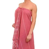 Mon Bijou Saunatuch Strandtuch, Saunahandtuch, Hamamtuch, (Spa-Collection, 2-St), schnell trocknend leicht kompakt ressourcenschonend antiallergen