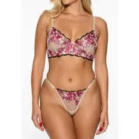 Elegant Love Set: Soft-BH Sexy Dessous-Set aus Spitze (Set, 2-tlg., mit Tanga) Komfortable Unterwäsche, Reizwäsche