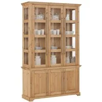 OTTO home Vitrine Melissa aus massiver Kiefer, FSC® zertifiziert, Breite 132 cm