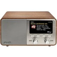 Albrecht Albrecht DR 760 Tischradio DAB+, UKW DAB+, AUX, Bluetooth® Echtholzge Radio