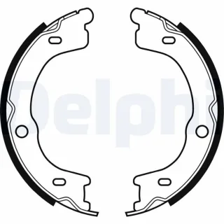 Delphi Bremsbacken hinten Kia Sorento 1