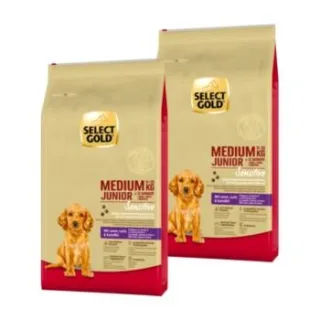 SELECT GOLD Sensitive Medium Junior Lamm/Lachs/Kartoffel