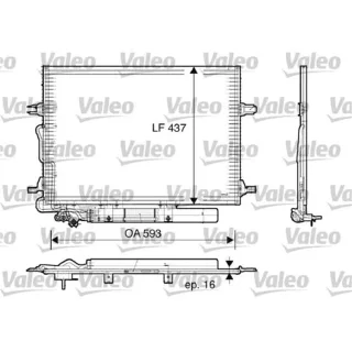 Valeo Klimakondensator Mercedes CLS C218 C219 E-Klasse W211 S-Klasse W220