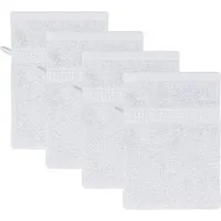 TRENDBUY24 Waschhandschuh Waschhandschuh 16x21 cm Frottee Baumwolle 4er, (4-St), Besonders saug- und strapazierfähig