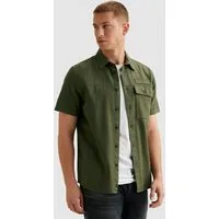 PME LEGEND Kurzarmhemd mit leicht abgerundetem Saum