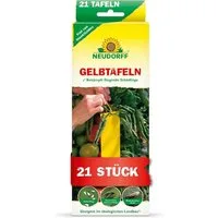 Neudorff Klebefalle Gelbtafeln (kleinformatig) 21 Stück, Klebefalle, Insektizidfrei