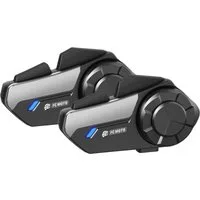 FC-Moto Motorradhelm MOMAN H2S Edition Kommunikationssystem Doppelset, wasserdicht