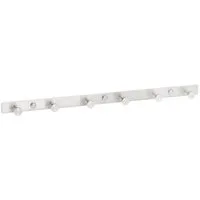 SO-TECH® Garderobenleiste Hakenleiste JOEL echt Edelstahl Garderobenhaken Wandhaken (2 St), mit 6 Haken - Länge 459 mm