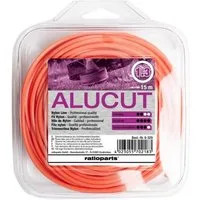 Arnold Trimmerfaden Mähfaden ALUCUT 1,3mm 15m Trimmerfaden rund Nylonfaden, (1-St)