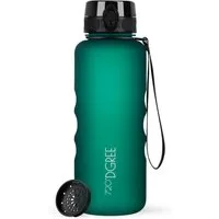 720°DGREE Trinkflasche Trinkflasche uberBottle softTouch mit Sieb emerald green 1,5l