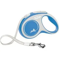 flexi Flexileine FLEXI Rollleine New COMFORT Gurt - 5m, bis 15kg Farbe: blau