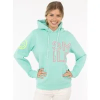 Zwillingsherz Hoodie "Alissa 2.0" mit SMILE Stickerei vorne und hinten
