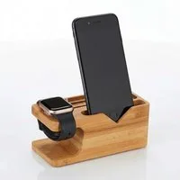 relaxdays Handy-Halterung Ladestation Smartphone und Smartwatch