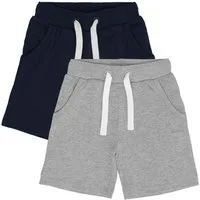 Minymo Sweatshorts MIBoys (2-tlg) 2er Pack GemŸtliche Sweat-Shorts