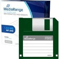 Disketten 1,44 MB schwarz, 10 Stück