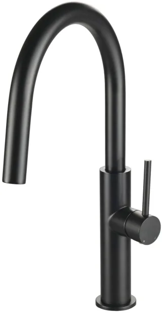 Neuesbad Spültischarmatur mit U-Auslauf, Schwarz NB1DEBQJN62M1