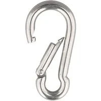 SCREWREBEL Karabiner Karabinerhaken / Feuerwehrkarabiner – A4 – rostfrei – säurebeständig