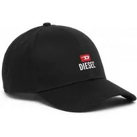 Diesel Baseball Cap mit Logo-Stickerei - NEW-D-LOGO-OUT Druckknopfverschluss