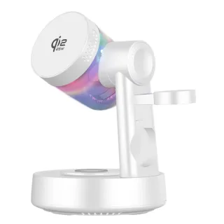 Z6 25W 4-in-1 Magnetic Wireless Charger Fast Wireless Charging Stand Built-in RGB Speaker for Smart Phones for iPhone 17
