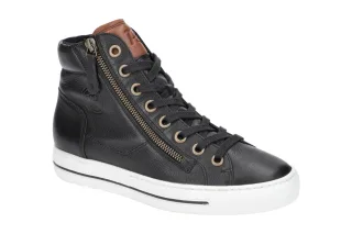 Paul Green Damen Stiefeletten 4024-020 Schwarz Cognac XL-ExtraLight